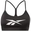 magasin en ligne france Tout neuf 🎉 Fitness Femme Reebok Brassière Femme Reebok Lux Skinny Strap Sports NOIR ❤️ 13