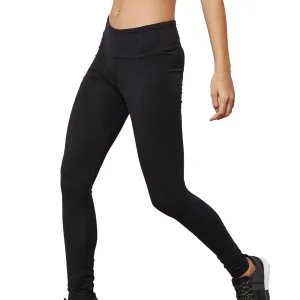 destockage Nouveau 🔥 Fitness Femme Reebok Legging Noir Femme Reebok Te NOIR 🎁 9