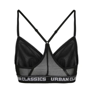 Remise 🔔 Mode- Lifestyle Femme Urban Classics Brassière Femme Urban Classic Mesh NOIR 🛒 magasin paris 12