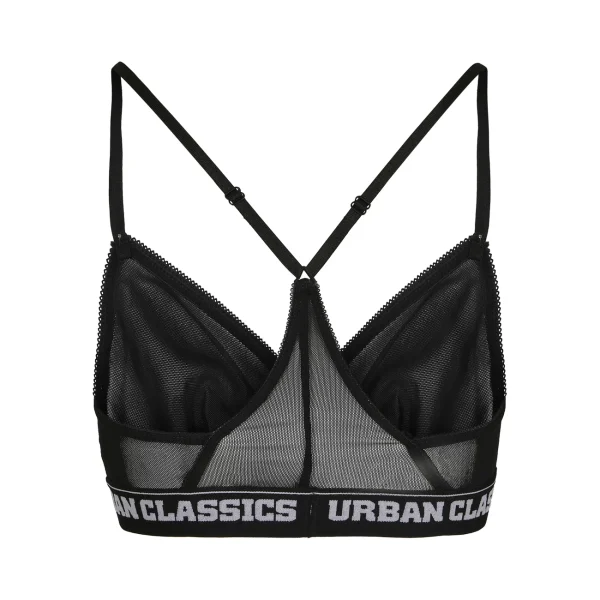 Remise 🔔 Mode- Lifestyle Femme Urban Classics Brassière Femme Urban Classic Mesh NOIR 🛒 magasin paris 4