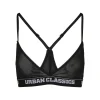 Remise 🔔 Mode- Lifestyle Femme Urban Classics Brassière Femme Urban Classic Mesh NOIR 🛒 magasin paris 17