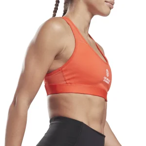 Vente flash ✔️ Fitness Femme Reebok Brassière Femme Reebok Les Mills® Lux Racer Medium-support Sports ROUGE 🥰 grand choix 10