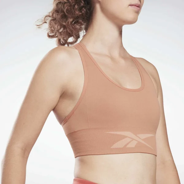 Promo 👍 Fitness Femme Reebok Brassière Femme Reebok Workout Ready ORANGE 🧨 meilleur service 7